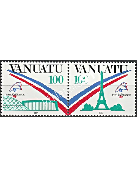 Vanuatu - n° 830 à 831 - Timbres des colonies Françaises