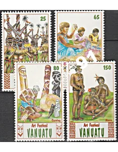 Vanuatu - n° 860 à 863 - Timbres des colonies Françaises