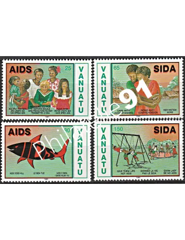 Timbres de Vanuatu n° 870 à 873 - Timbres des colonies Françaises