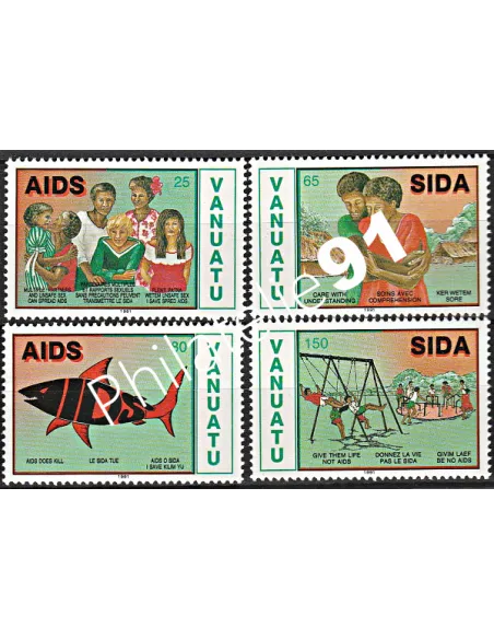 Timbres de Vanuatu n° 870 à 873 - Timbres des colonies Françaises