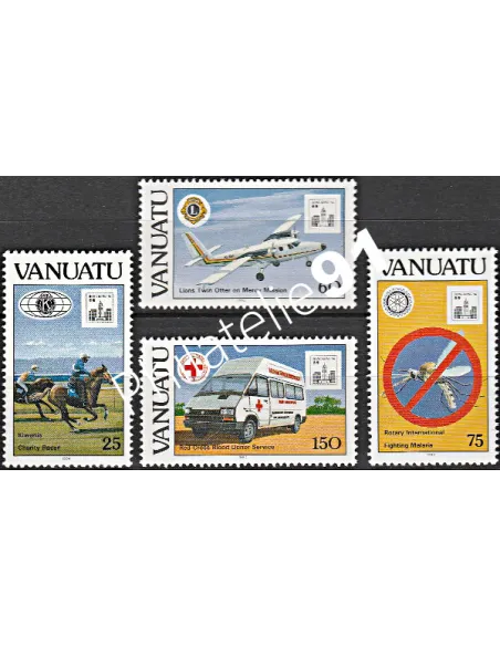 Timbres de Vanuatu n° 943 à 946 - Timbres des colonies Françaises
