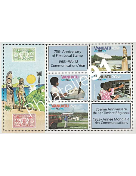 Vanuatu - BF n° 5 - Timbres des colonies Françaises