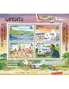 Vanuatu - BF n° 8 - Timbres des colonies Françaises