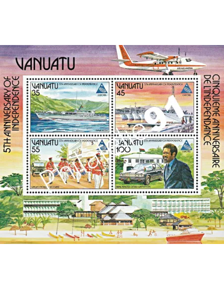 Vanuatu - BF n° 8 - Timbres des colonies Françaises