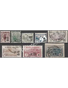 Timbre n° 162 à 169 oblitéré - collection timbres France