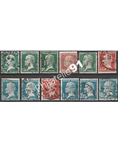 Timbre n° 170 à 181 oblitéré - collection timbres France
