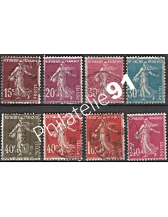 Timbre n° 189 à 196 oblitéré - collection timbres France