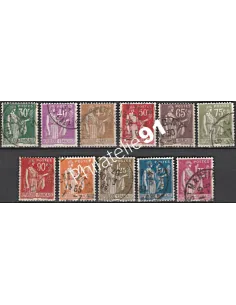 Timbre n° 280 à 289 oblitéré - collection timbres France