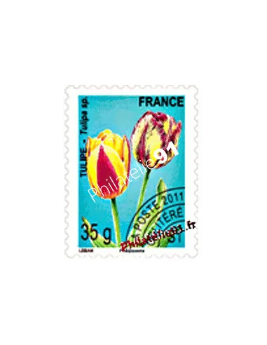Timbre de France Préoblitéré n° 259 - Fleurs - Tulipe