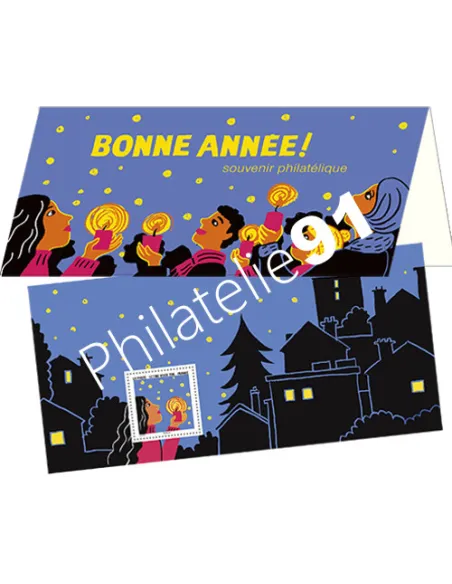 Souvenir philatélique Bonne année, collection timbres France