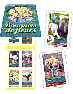 Carnet bouquets de Fleurs, Collection timbres France