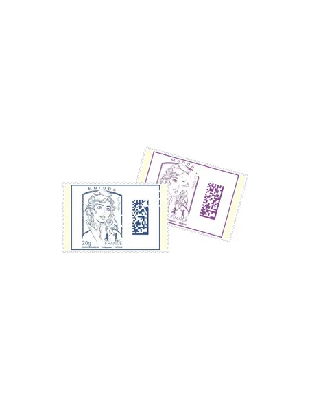 timbres Marianne DATAMATRIX, Collection timbres France