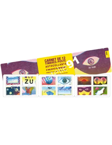 Carnet n° 1178,La vue, Collection timbres France