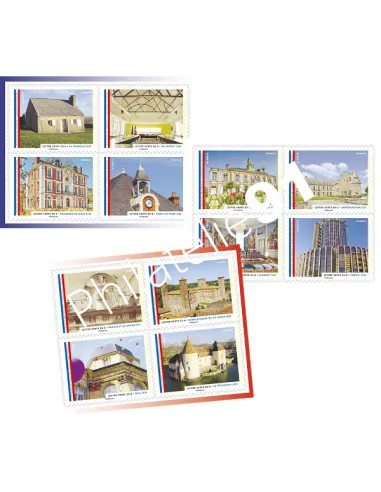 Carnet n° 1202,Mairies de France, Collection timbres France