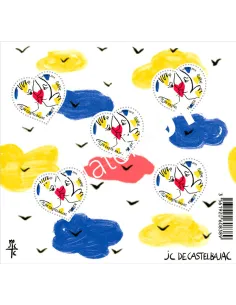 Bloc Cœurs 2015 - Jean-Charles de Castelbajac, collection timbres France