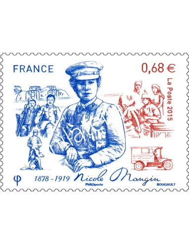 Timbre 4936, Nicole Mangin 1878–1919, collection timbres France