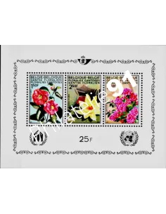 Timbres de BELGIQUE - BF n° 47 - Floralies gantoises - Fleurs