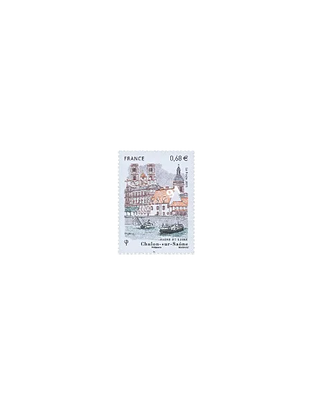 Timbre 4947, Chalon-sur-Saone, collection timbres France