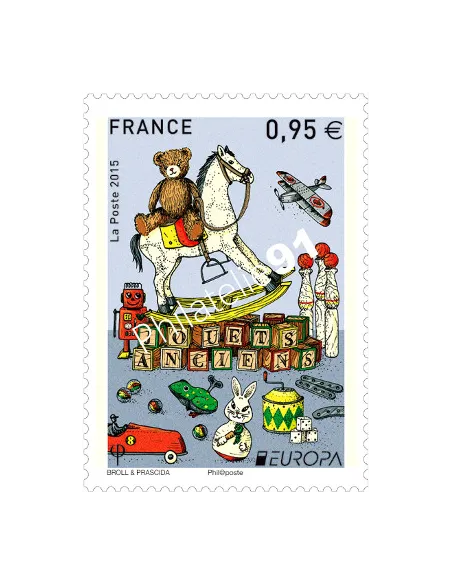 Timbre 4953,Timbre Europa : Jouets anciens, collection timbres France