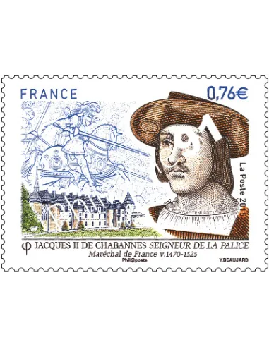 Timbre 4955, Jacques II de Chabannes, collection timbres France