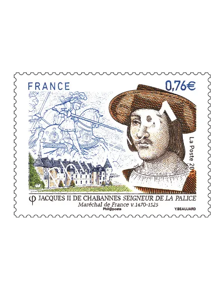 Timbre 4955, Jacques II de Chabannes, collection timbres France