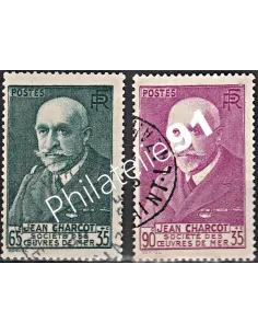 Timbre n° 377 à 377A oblitéré - collection timbres France