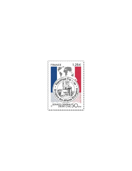 Timbre 4959,Service Central d'Etat Civil, collection timbres France