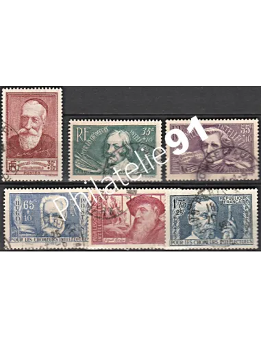 Timbre n° 380 à 385 oblitéré - collection timbres France