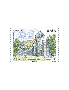 Timbre 4967,Eglise St-Martial de lestards, collection timbres France