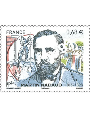 Timbre 4968,Martin Nadaud, collection timbres France