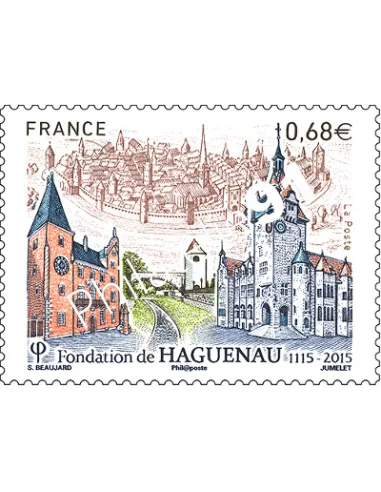 Timbre 4969, Fondation d’Haguenau, collection timbres France