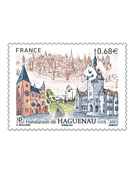 Timbre 4969, Fondation d’Haguenau, collection timbres France