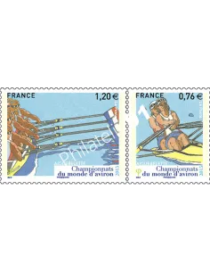 Timbre 4973-4974, Championnats du monde d'aviron, collection timbres France