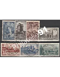 Timbre n° 388 à 394 oblitéré - collection timbres France