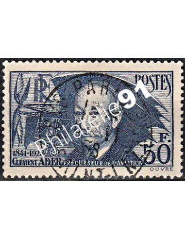 Timbre n° 398 oblitéré - collection timbres France