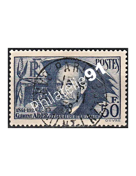 Timbre n° 398 oblitéré - collection timbres France