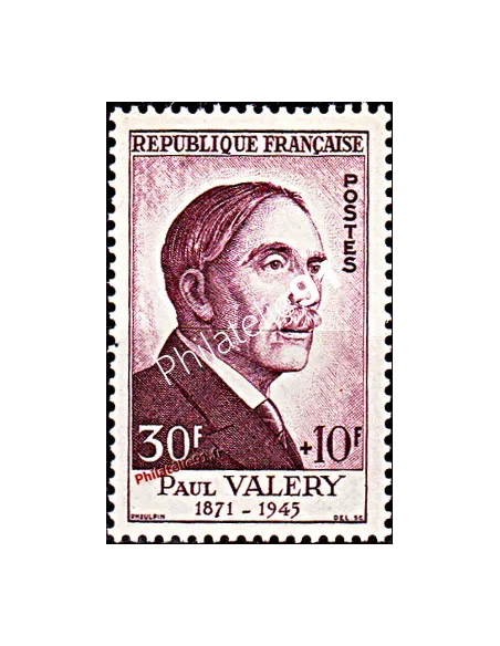 Timbre de France n° 994 - Célébrités du XIIIe au XXe siècles - Paul Valéry