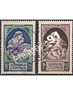 Timbre n° 440 à 441 oblitéré - collection timbres France