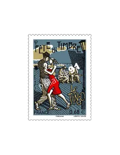 Timbre 4982,  Fête du timbre 2015,Le Tango, collection timbres France