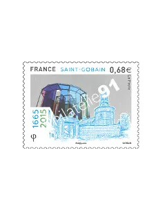 Timbre 4984, Saint-Gobain,collection timbres France