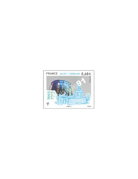 Timbre 4984, Saint-Gobain,collection timbres France