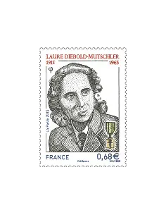 Timbre 4985, Laure Diebold-Mutschler,collection timbres France