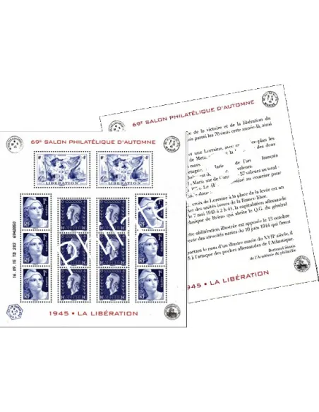​ Bloc Salon d'Automne Libération, collection timbres de France