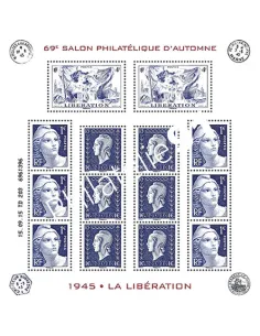 ​ Bloc Salon d'Automne Libération, collection timbres de France