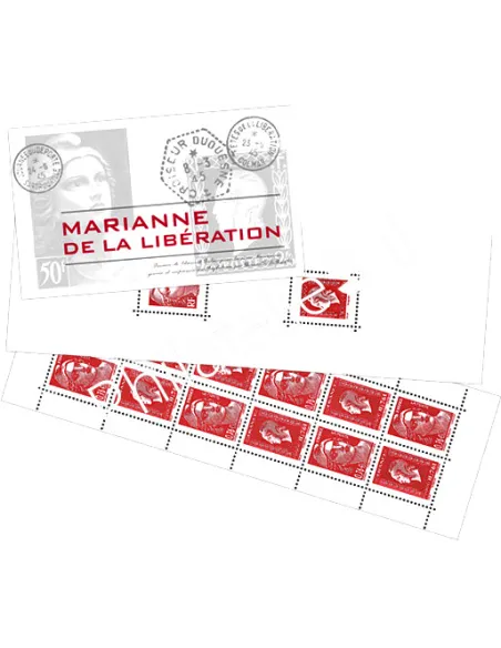 Carnet Salon d'Automne Libération, collection timbres de France