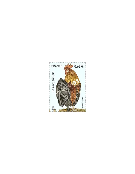 Timbre 5007, Le coq gaulois,collection timbres France