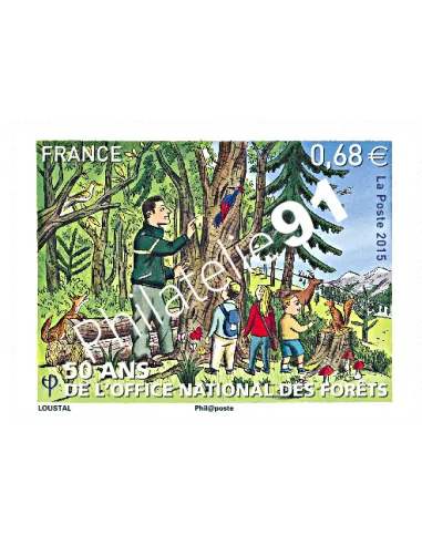 Timbre 5011, Office national des forêts,collection timbres France
