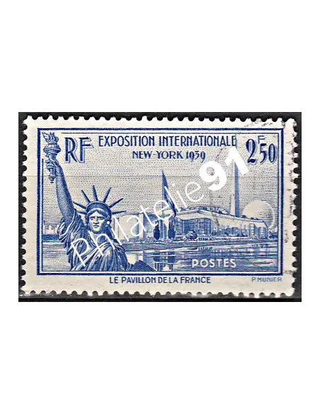 Timbre n° 458 oblitéré - collection timbres France