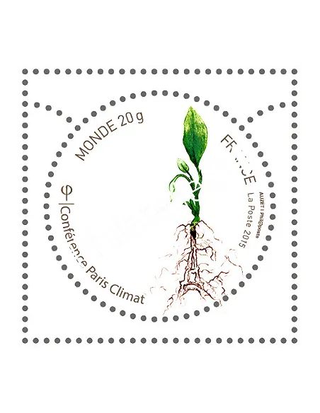 Timbre 5012, Conférence Paris Climat,collection timbres France