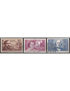 Timbre n° 462 à 464 oblitéré - collection timbres France